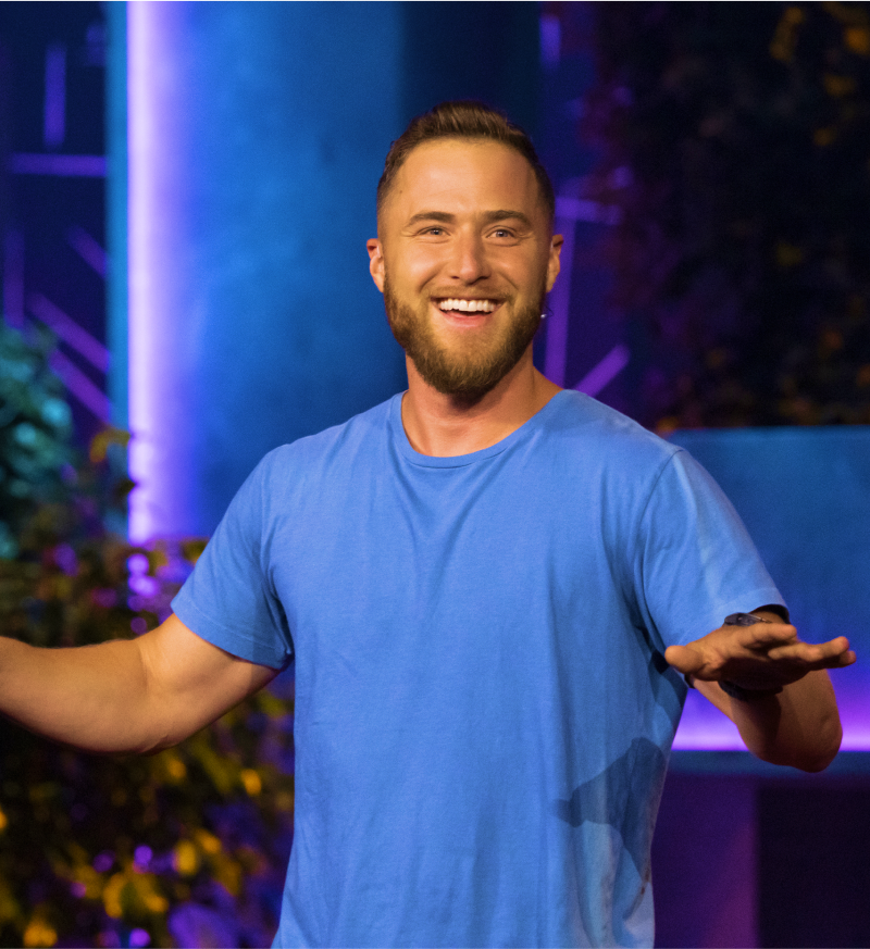 Mike Posner on stage